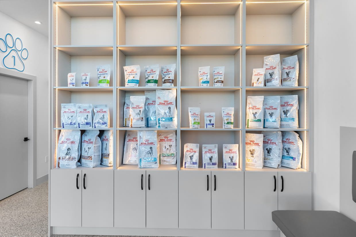 Caring veterinary team at Elgin Park Animal Hospital